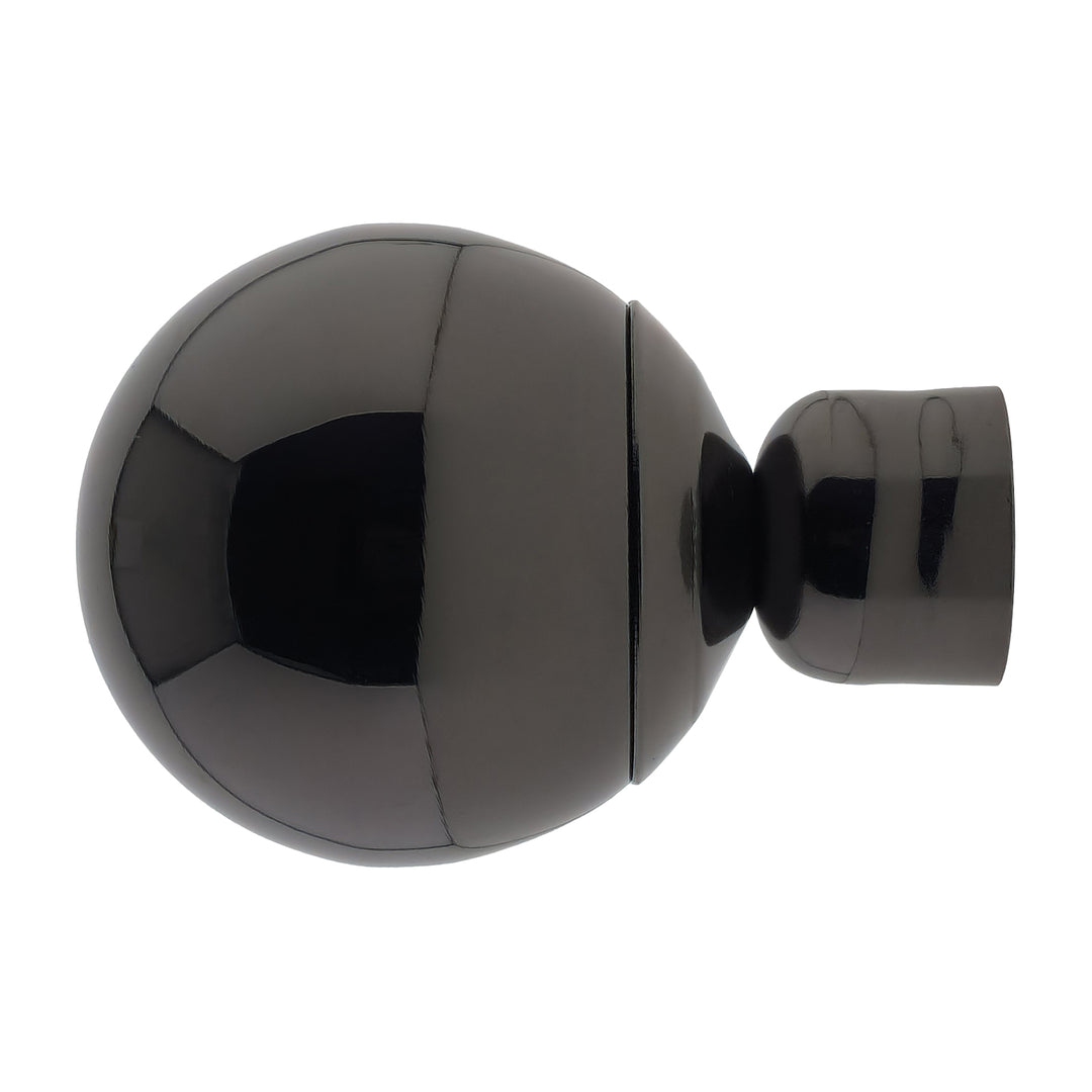 TERMINALE PALLA NEW 2PZ NICHEL NERO