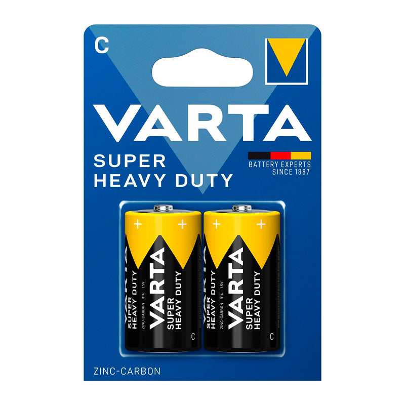 VARTA BATTERIA C R14 MEZZA TORCIA ZINCO CARBONE 2PZ