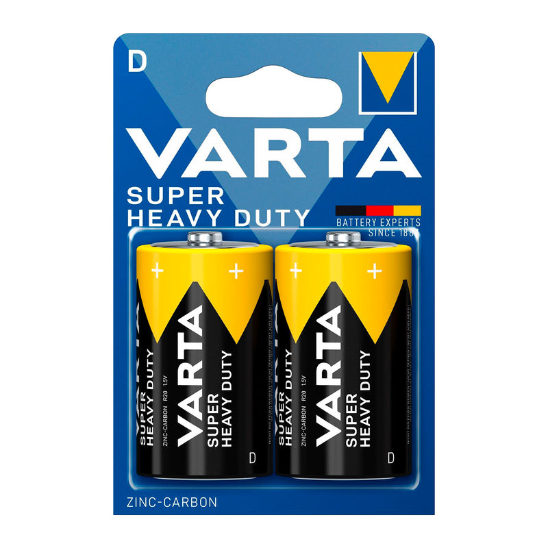 VARTA BATTERIA ZINCO CARBONE D R20 TORCIA 2PZ