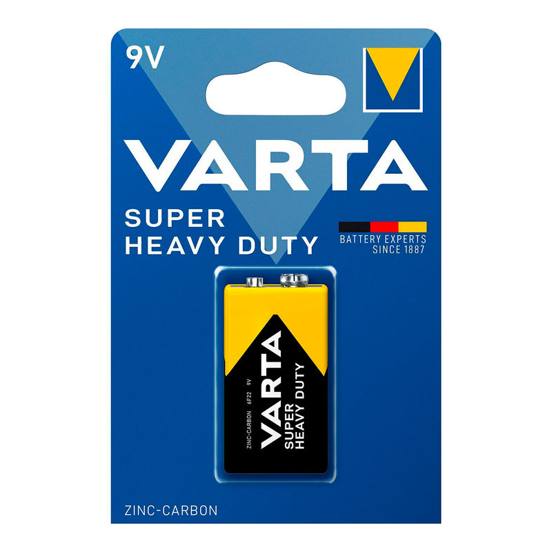 VARTA BATTERIA ZINCO CARBONE 9V 1PZ