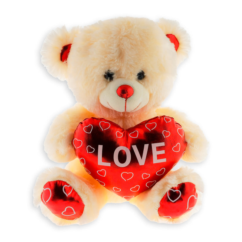 PELUCHE ORSO CON CUORE LOVE 30CM