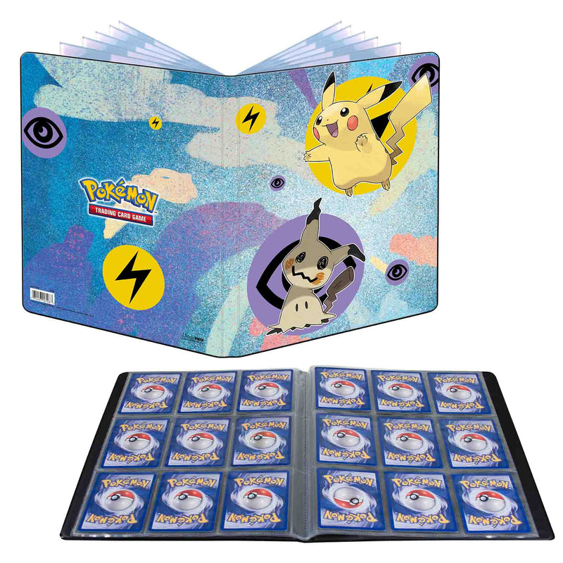 UP16108 POKEMON ALBUM 10 PAGINE 9 TASCHE PIKACHU E MIMIKYU