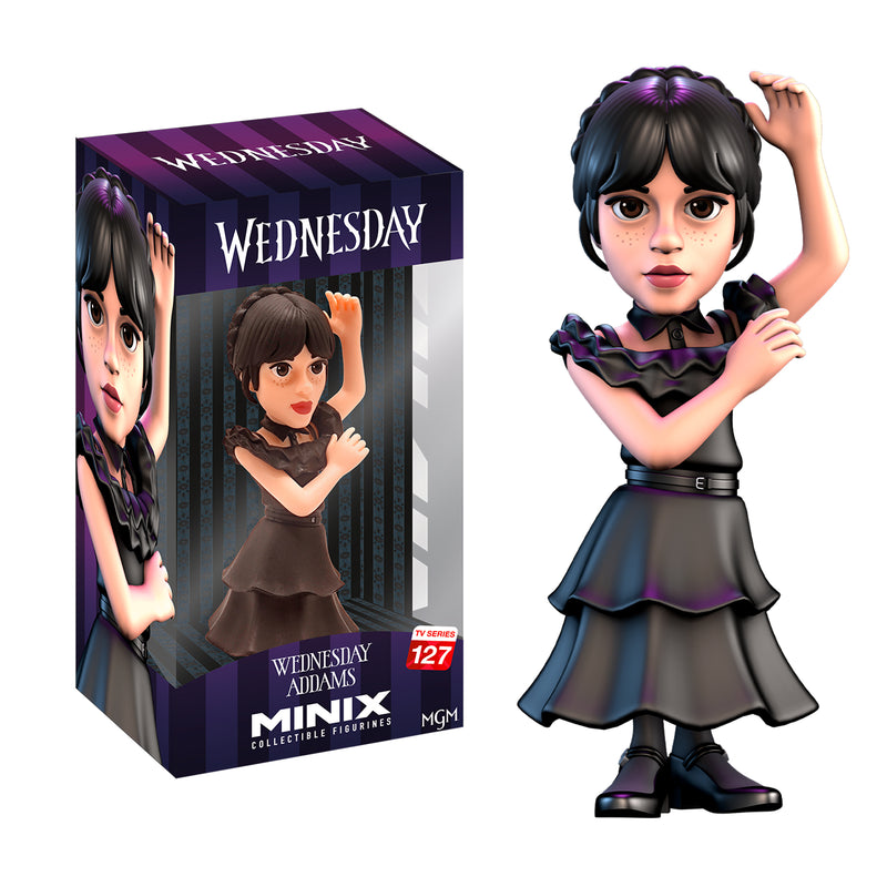 MINIX COLLECTIBLE FIGURINES - MERCOLEDÌ ADDAMS IN VESTITO DA BALLO