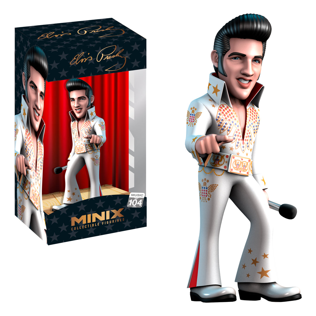 MINIX COLLECTIBLE FIGURINES - ELVIS PRESLEY WHITE