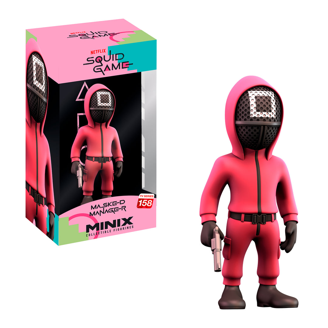 MINIX COLLECTIBLE FIGURINES - SQUID GAME MASKED SQUARE GUARD