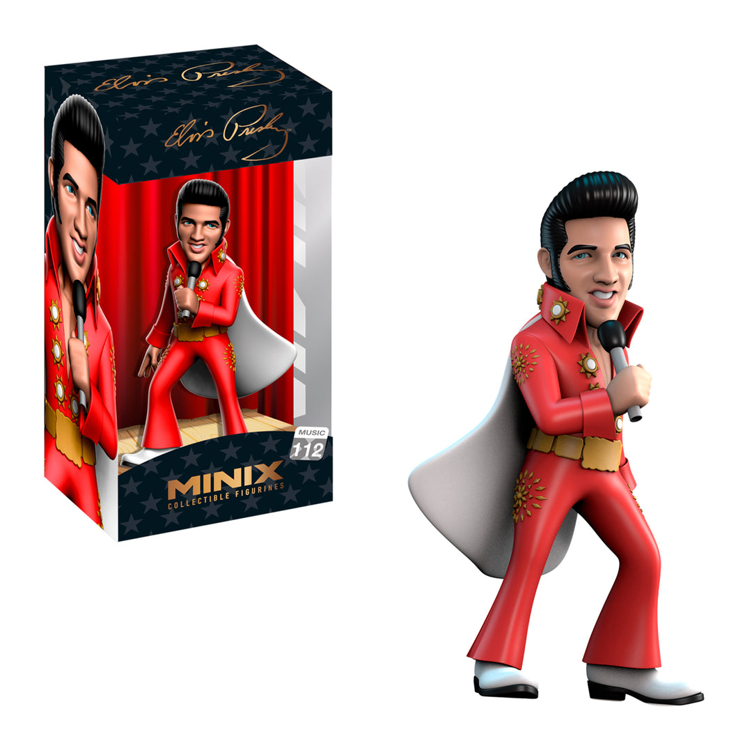 MINIX COLLECTIBLE FIGURINES - ELVIS PRESLEY RED SUIT