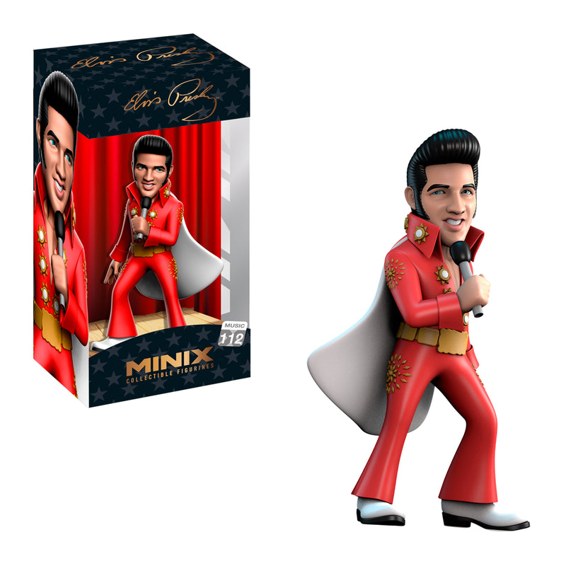 MINIX COLLECTIBLE FIGURINES - ELVIS PRESLEY RED SUIT