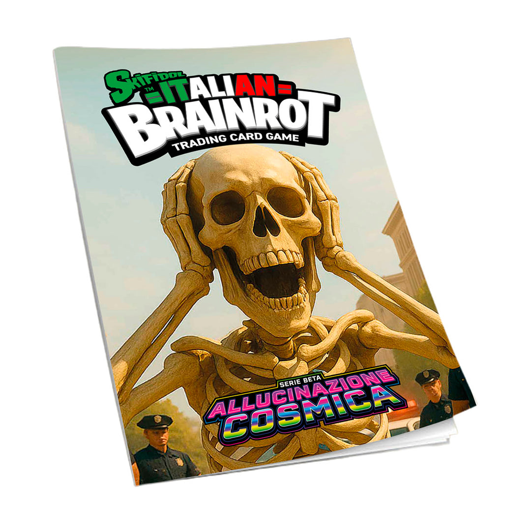 SKIFIDOL ITALIAN BRAINROT 2 ALLUCINAZIONE COSMICA - ALBUM 32 PAGINE PER 150 CARTE