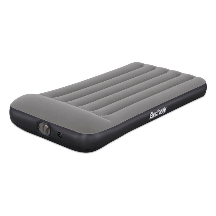 BW671BQ AIRBED TRITECH GRIGIO FLOCCATO SINGOLO CON POMPA INCORPORATA 188X99X30CM