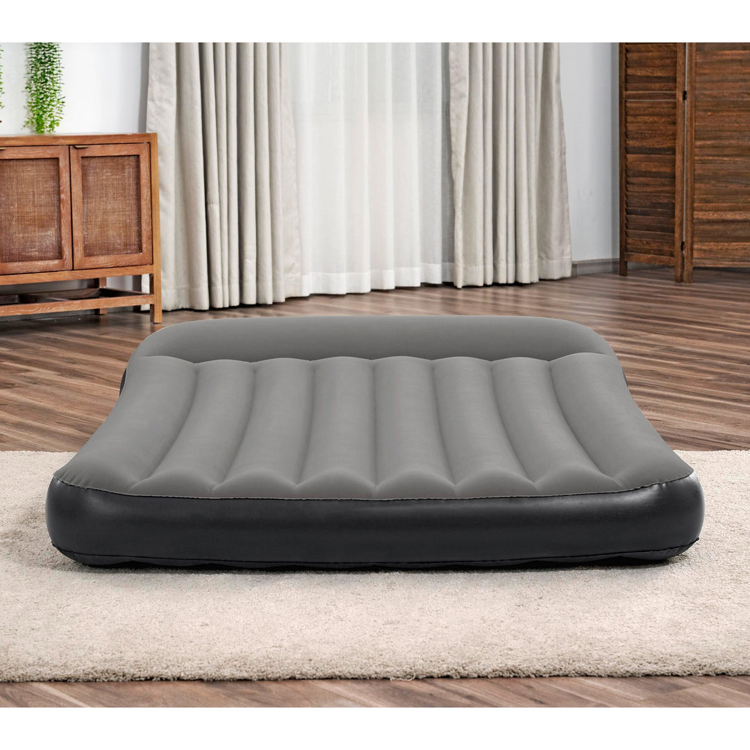 BW671BR AIRBED TRITECH GRIGIO FLOCCATO MATRIMONIALE CON POMPA INCORPORATA 191X137X30CM