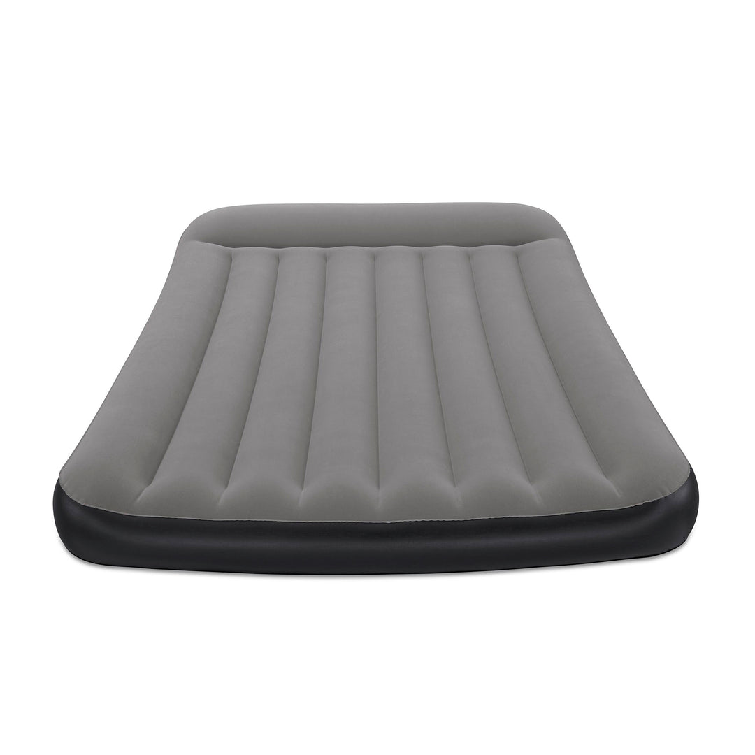 BW671BR AIRBED TRITECH GRIGIO FLOCCATO MATRIMONIALE CON POMPA INCORPORATA 191X137X30CM