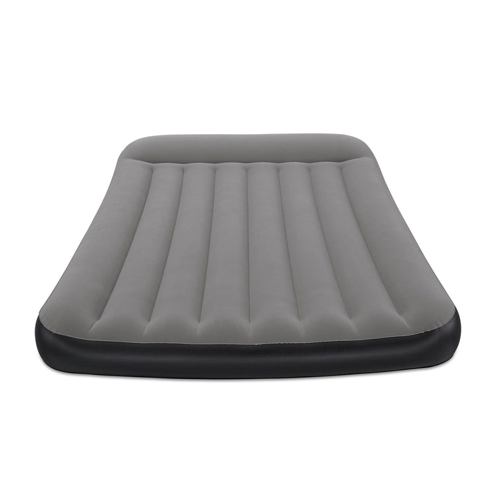 BW671BR AIRBED TRITECH GRIGIO FLOCCATO MATRIMONIALE CON POMPA INCORPORATA 191X137X30CM