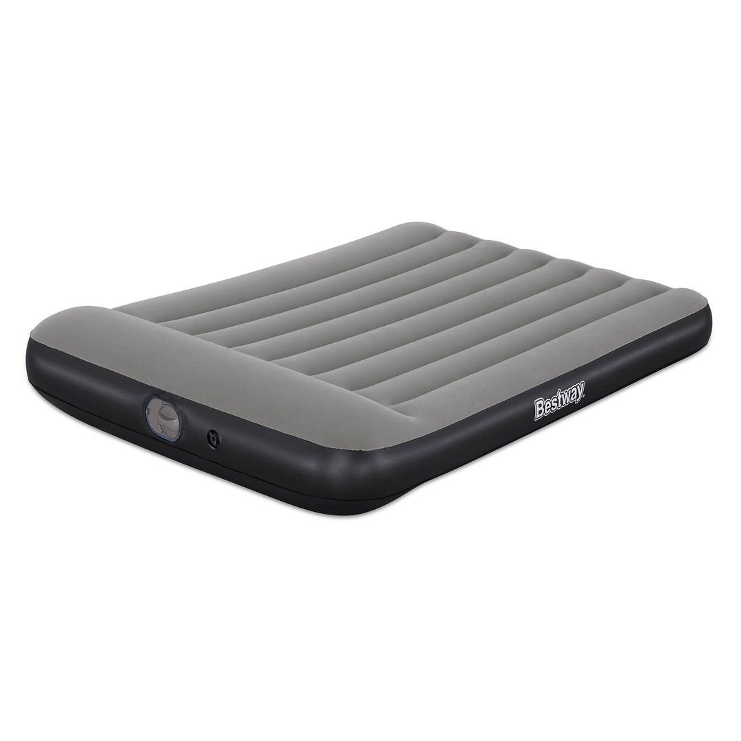 BW671BR AIRBED TRITECH GRIGIO FLOCCATO MATRIMONIALE CON POMPA INCORPORATA 191X137X30CM