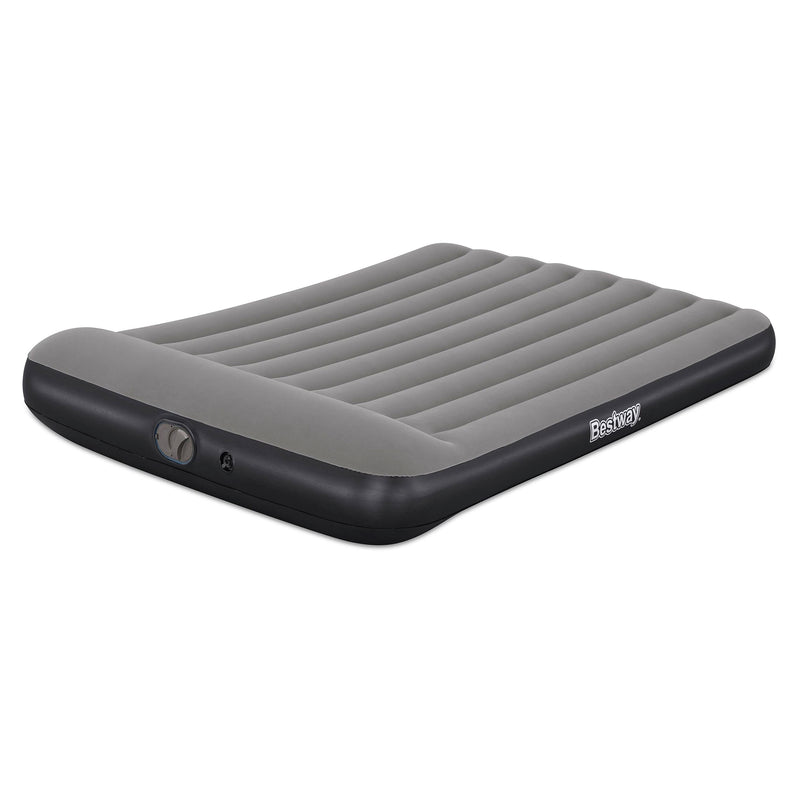 BW671BS AIRBED TRITECH GRIGIO FLOCCATO MATRIMONIALE CON POMPA INCORPORATA 203X152X30CM