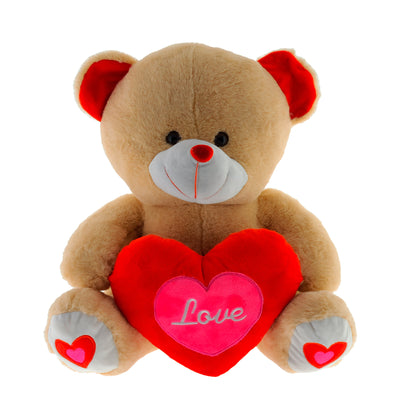 PELUCHE ORSO CON CUORE LOVE 40CM