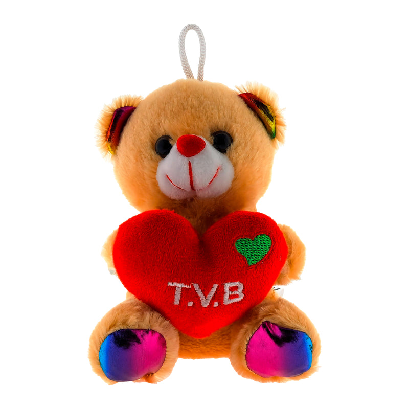 PELUCHE ORSETTO CON CUORE TVB 20CM