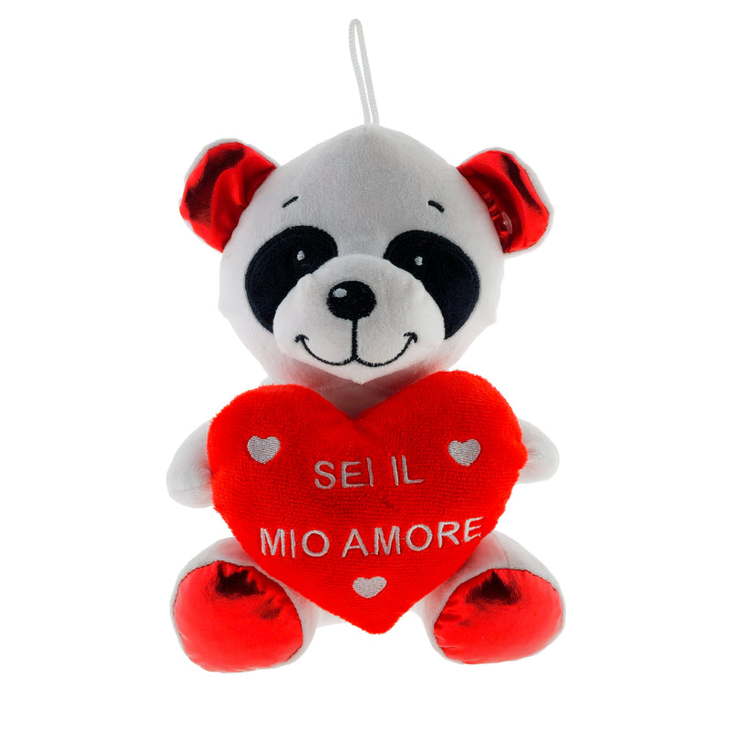 PELUCHE ANIMALETTO CON CUORE 20CM