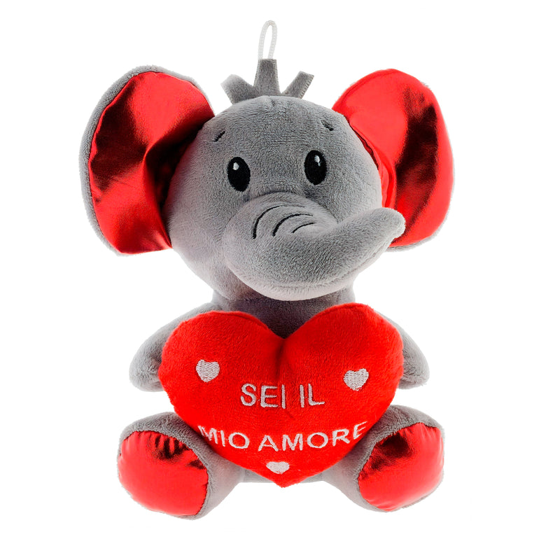 PELUCHE ANIMALETTO CON CUORE 20CM