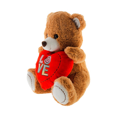 PELUCHE ORSETTO CON CUORE LOVE 20CM