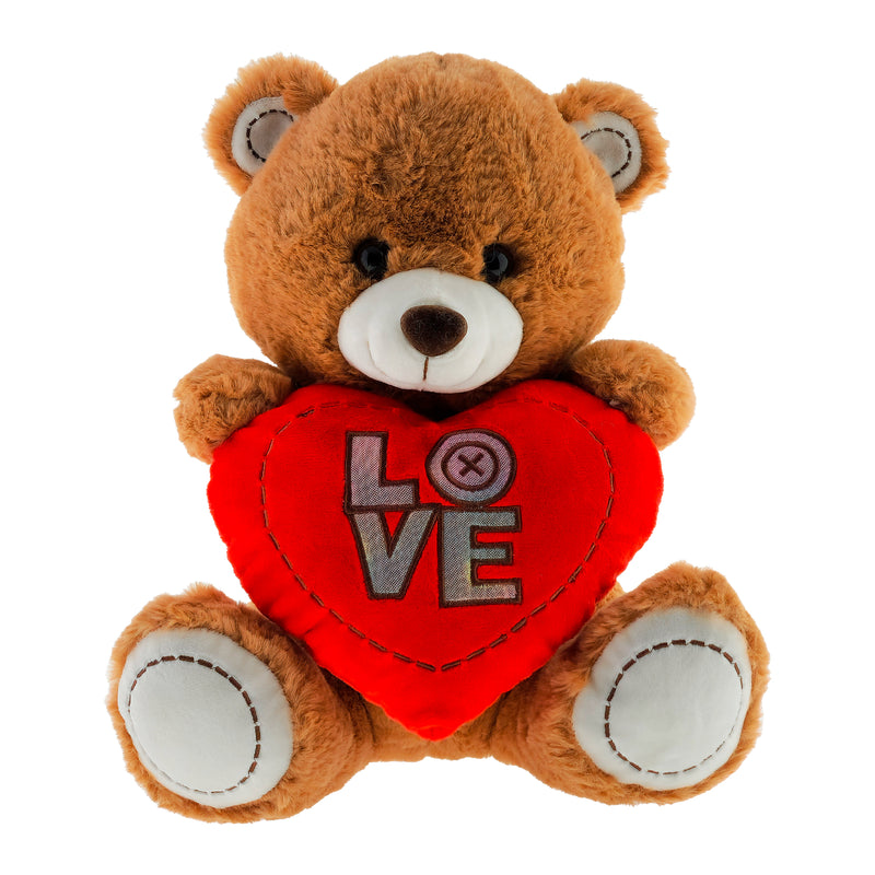 PELUCHE ORSETTO CON CUORE LOVE 30CM