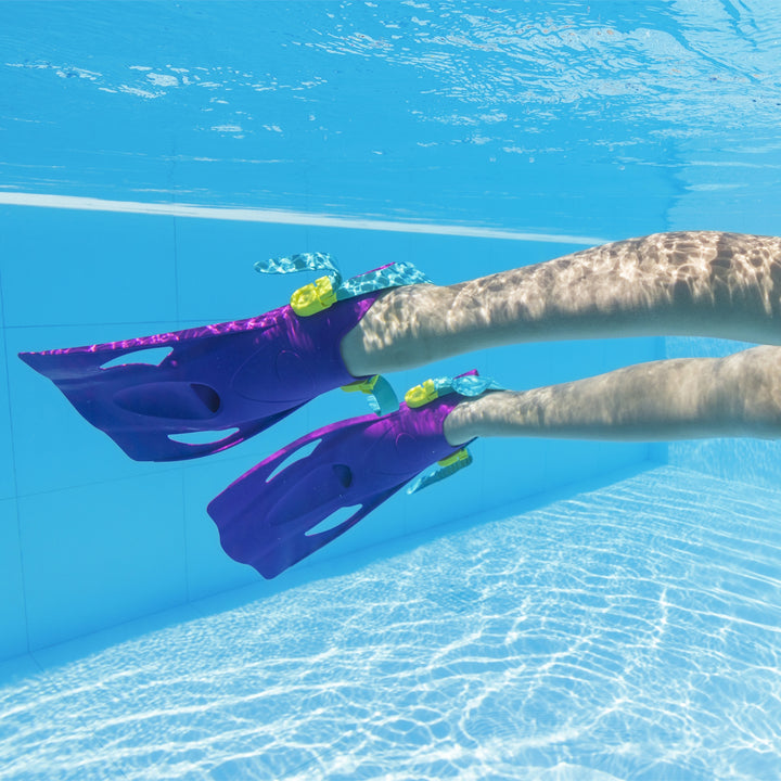 BW25019 SET SNORKELING CON PINNE EXPLORA ESSENTIAL 7-14 ANNI