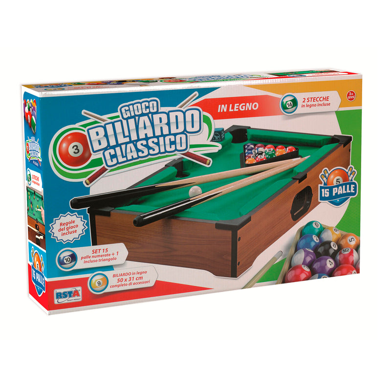 GIOCO BILIARDO CLASSICO IN LEGNO