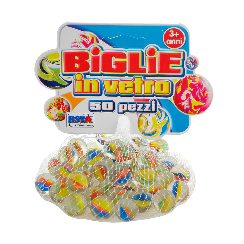 RETE 50 BIGLIE DI VETRO