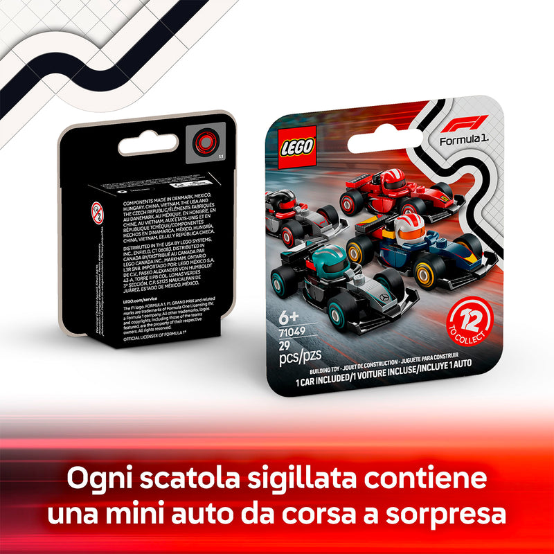 LEGO 71049 MONOPOSTO DI F1 DA COLLEZIONE