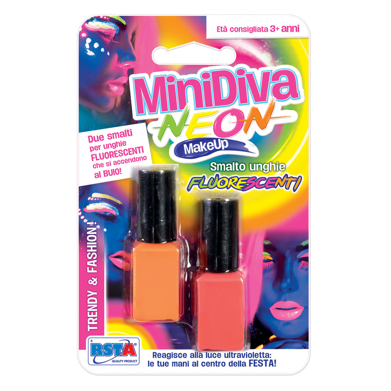 MINIDIVA COSMETICI 2 SMALTI UNGHIE NEON