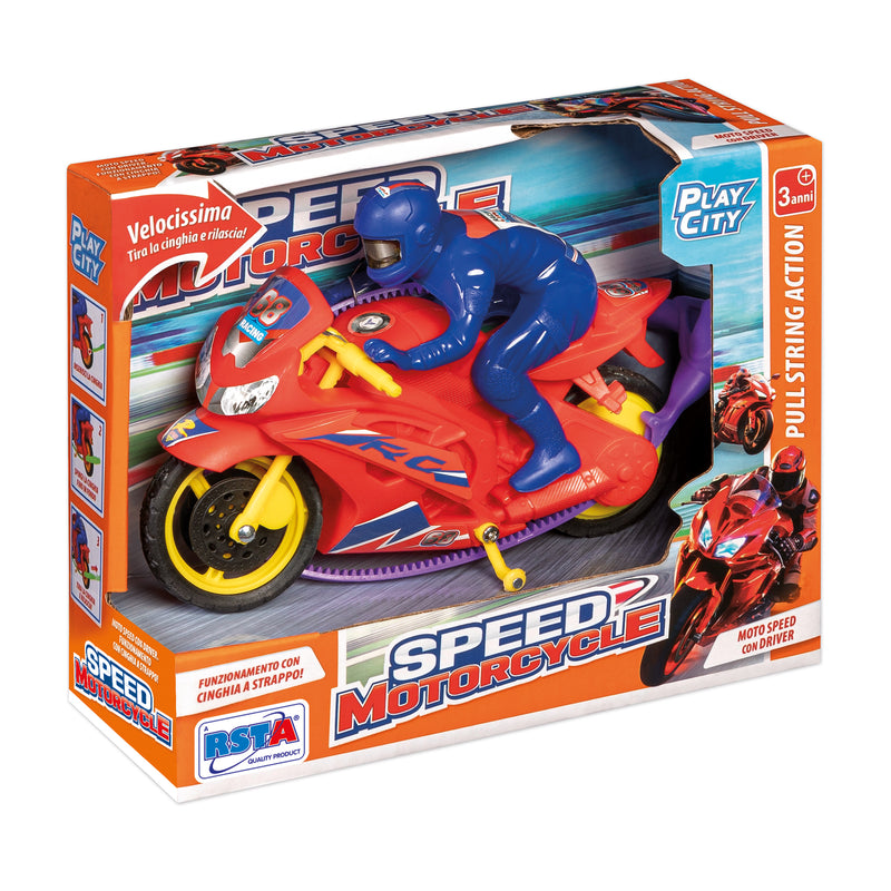 MOTO DA CORSA CON CINGHIA A STRAPPO