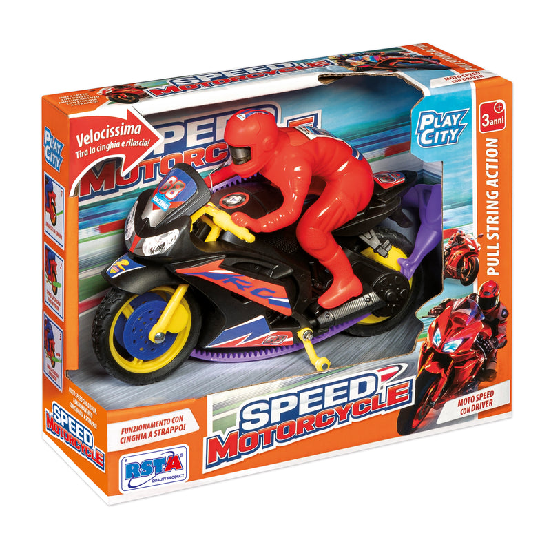 MOTO DA CORSA CON CINGHIA A STRAPPO