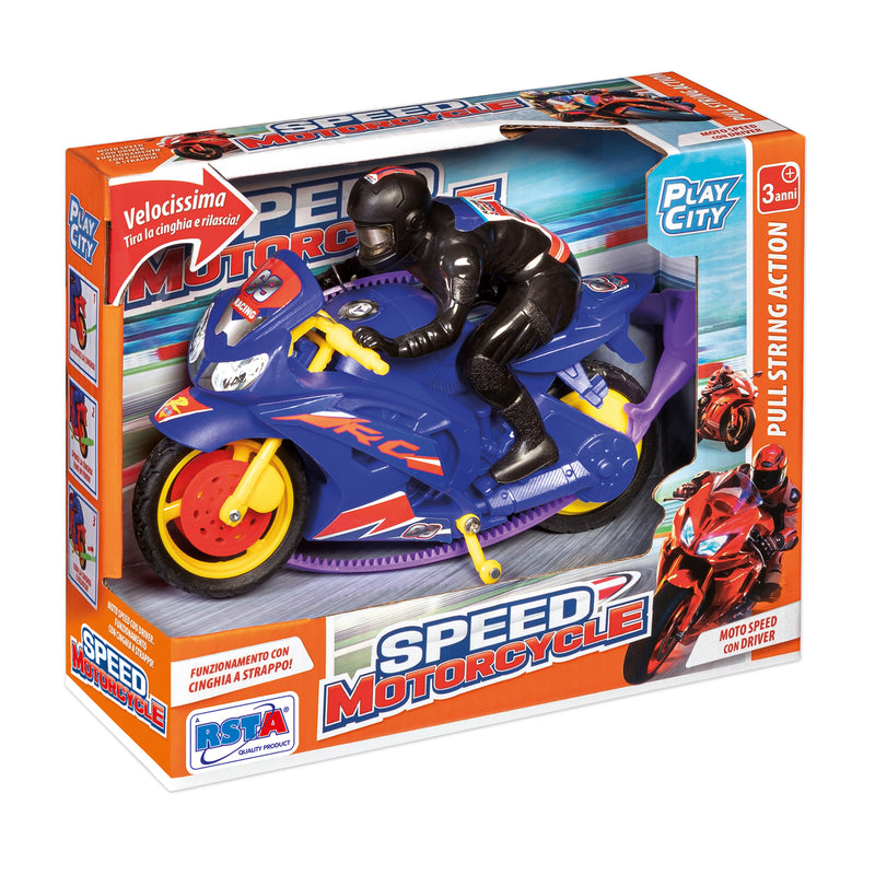 MOTO DA CORSA CON CINGHIA A STRAPPO