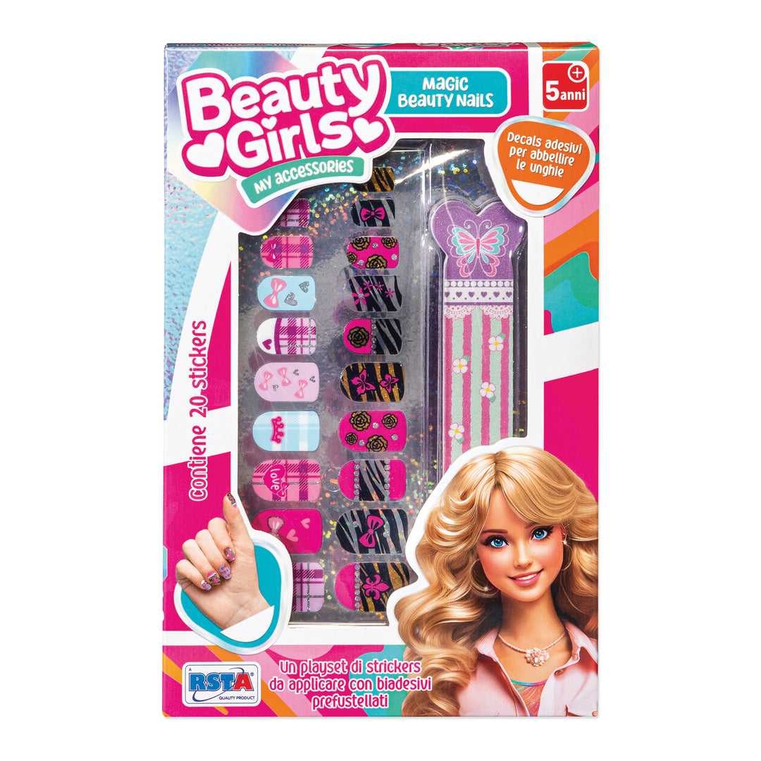 BEAUTY GIRLS UNGHIE MAGICHE 20PZ