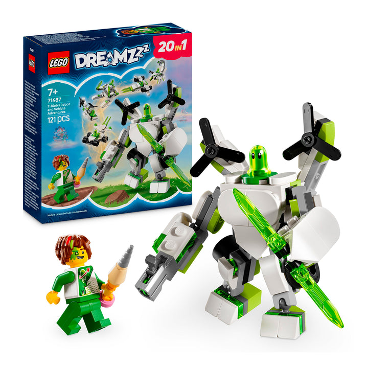 LEGO 71487 LE AVVENTURE DEL ROBOT E DEL VEICOLO DI Z-BLOB