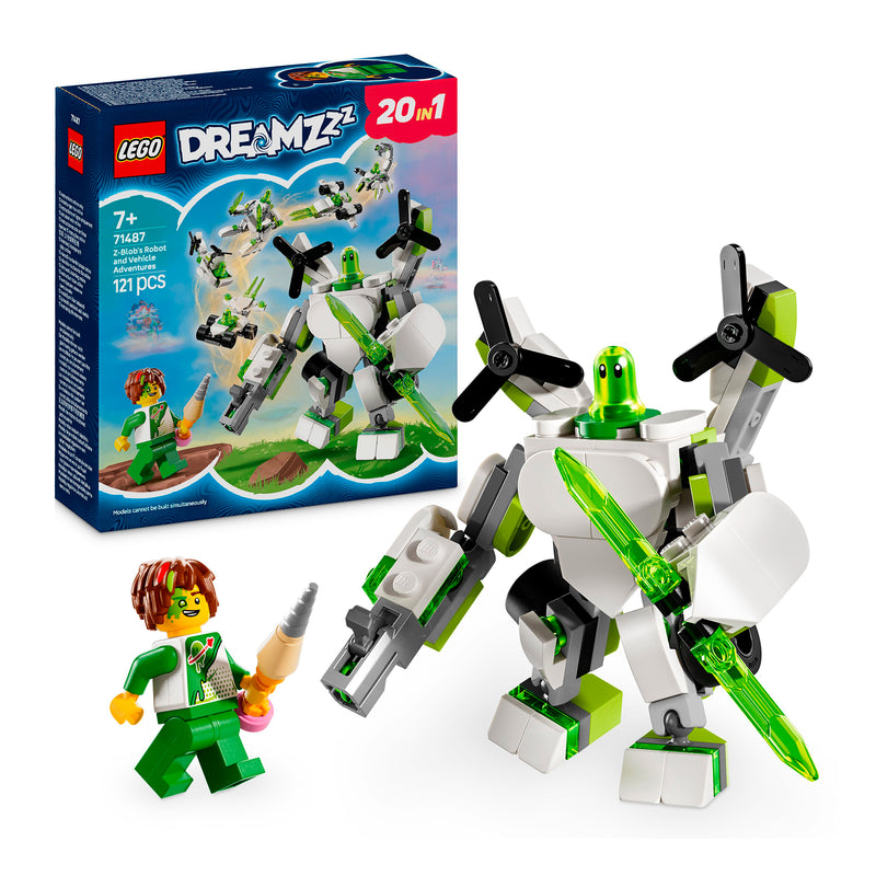 LEGO 71487 DREAMZzz LE AVVENTURE DEL ROBOT E DEL VEICOLO DI Z-BLOB