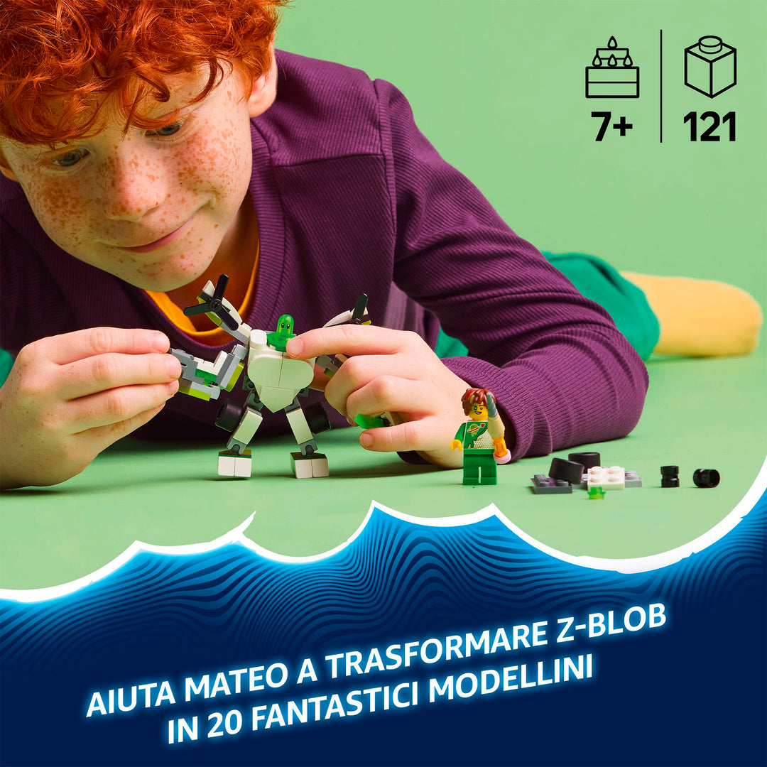 LEGO 71487 LE AVVENTURE DEL ROBOT E DEL VEICOLO DI Z-BLOB