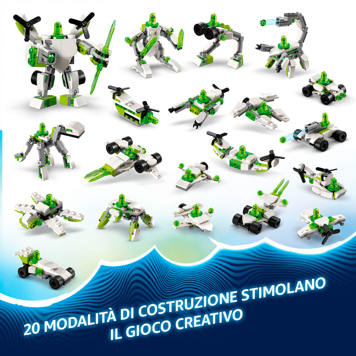 LEGO 71487 LE AVVENTURE DEL ROBOT E DEL VEICOLO DI Z-BLOB