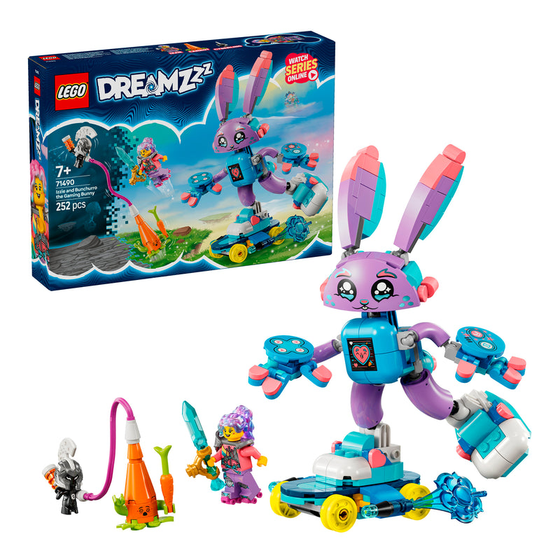 LEGO 71490 DREAMZzz IZZIE E IL CONIGLIETTO DEL GAMING BUNCHURRO