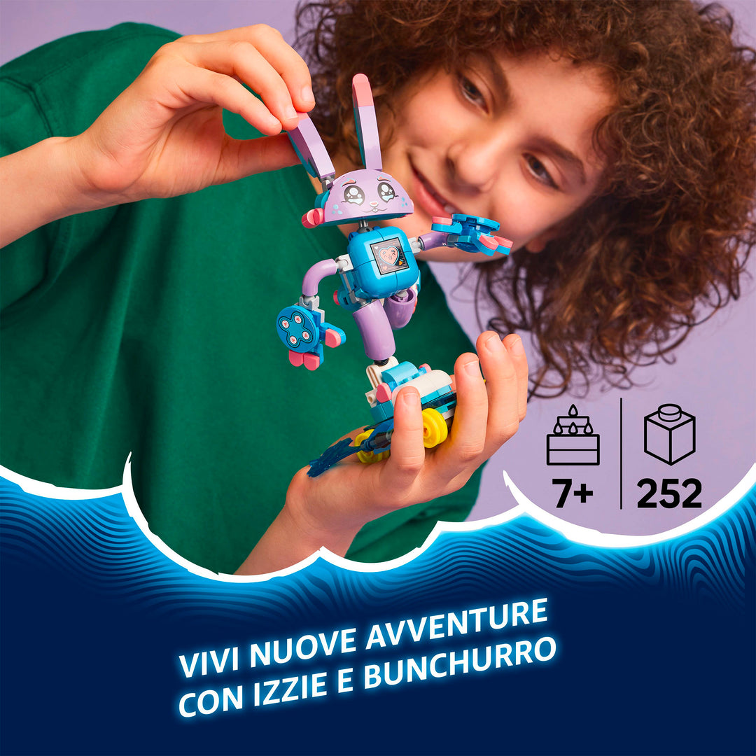LEGO 71490 IZZIE E IL CONIGLIETTO DEL GAMING BUNCHURRO