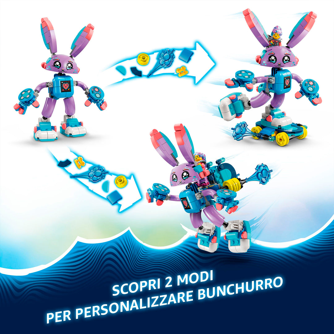 LEGO 71490 IZZIE E IL CONIGLIETTO DEL GAMING BUNCHURRO