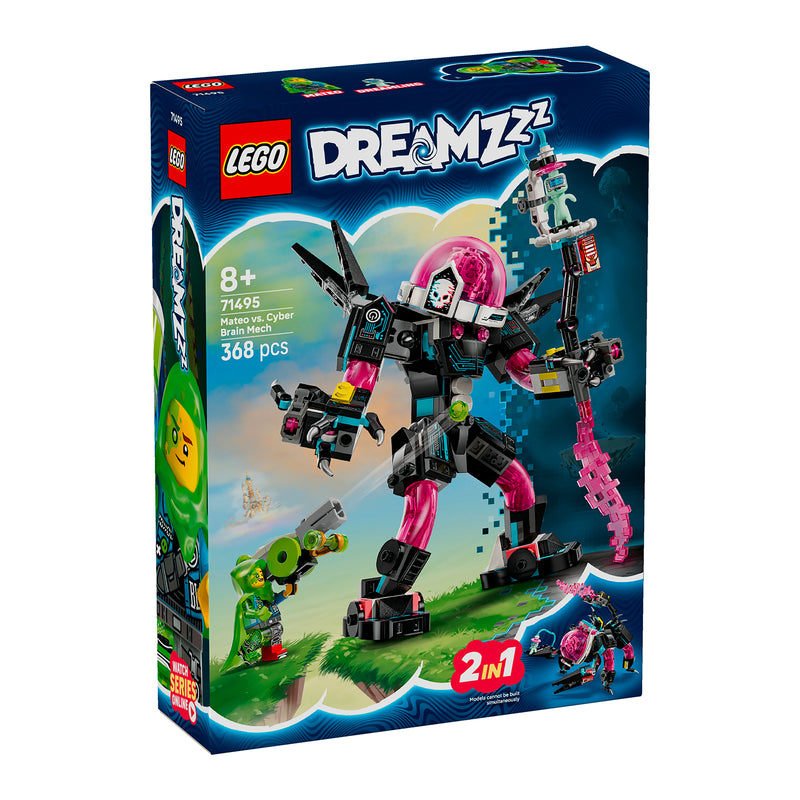 LEGO 71495 MATEO VS MECH CYBER RAGNO