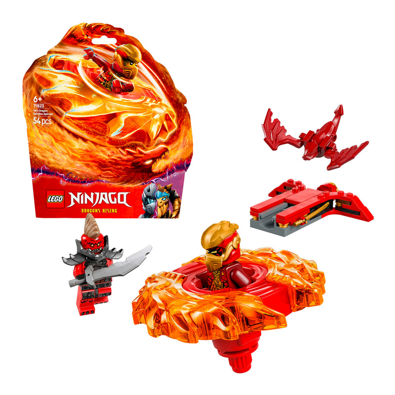 LEGO 71823 NINJAGO SPINNER DEL DRAGO SPINJITZU DI KAI