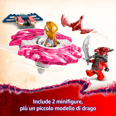 LEGO 71824 NINJAGO SPINNER DEL DRAGO SPINJITZU DI SORA