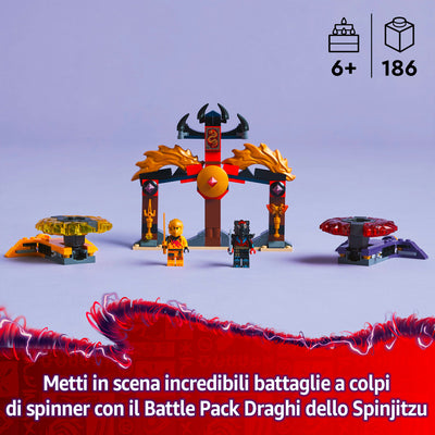 LEGO 71826 NINJAGO BATTLE PACK DRAGHI DELLO SPINJITZU