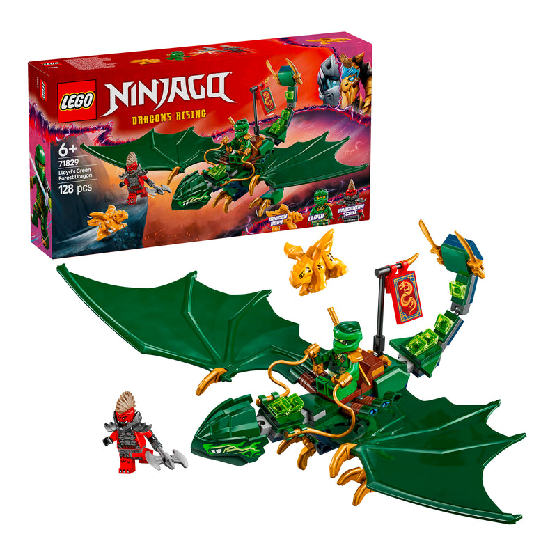 LEGO 71829 NINJAGO DRAGO DELLA FORESTA VERDE DI LLOYD