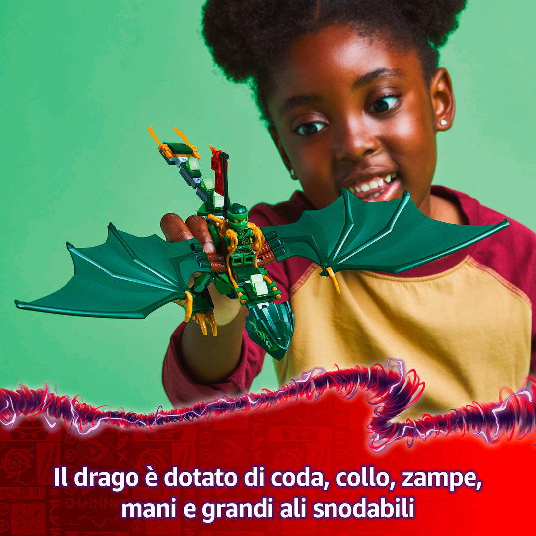 LEGO 71829 DRAGO DELLA FORESTA VERDE DI LLOYD