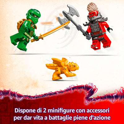 LEGO 71829 NINJAGO DRAGO DELLA FORESTA VERDE DI LLOYD