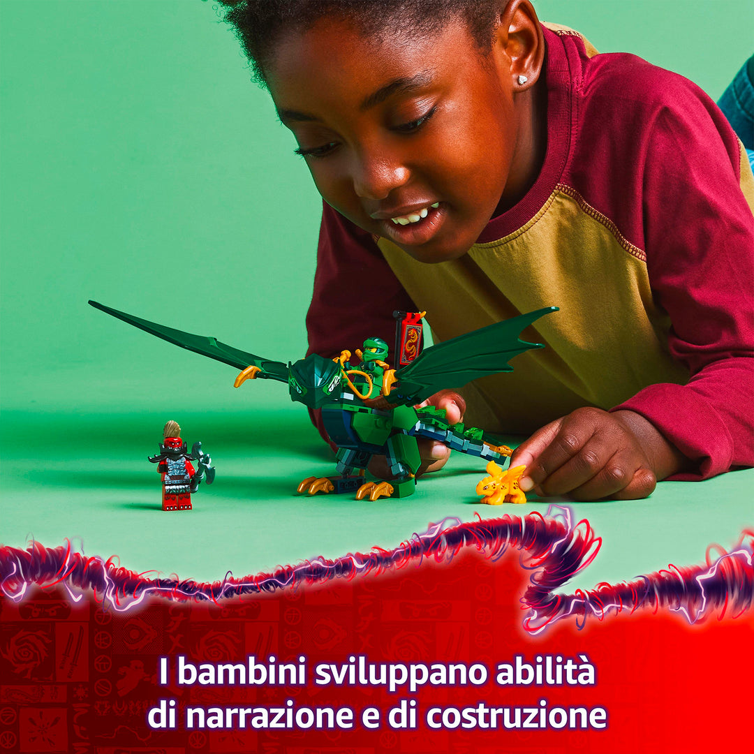 LEGO 71829 DRAGO DELLA FORESTA VERDE DI LLOYD