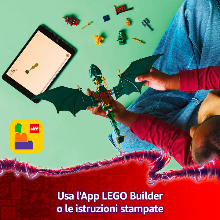 LEGO 71829 DRAGO DELLA FORESTA VERDE DI LLOYD