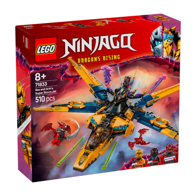 LEGO 71833 NINJAGO JET SUPER STORM DI RAS E ARIN